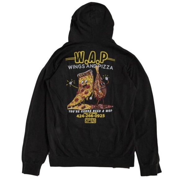 Open 925 Men's Hoodie Wings and Pizza Tie Dye Hoodie Unisex - Picture 1 of 4